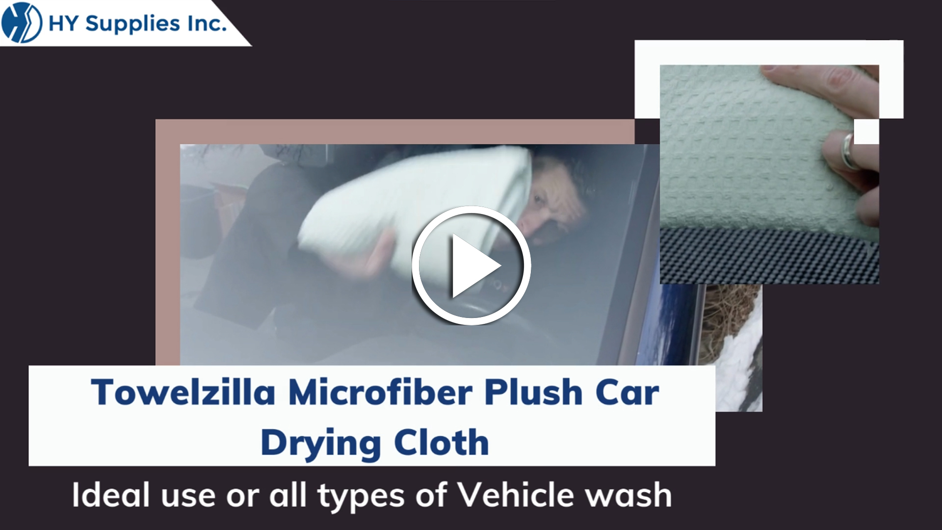 Towelzilla Microfiber Plush Car Drying Cloth