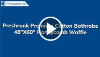 Preshrunk Premium Cotton Bathrobe-48 X 60