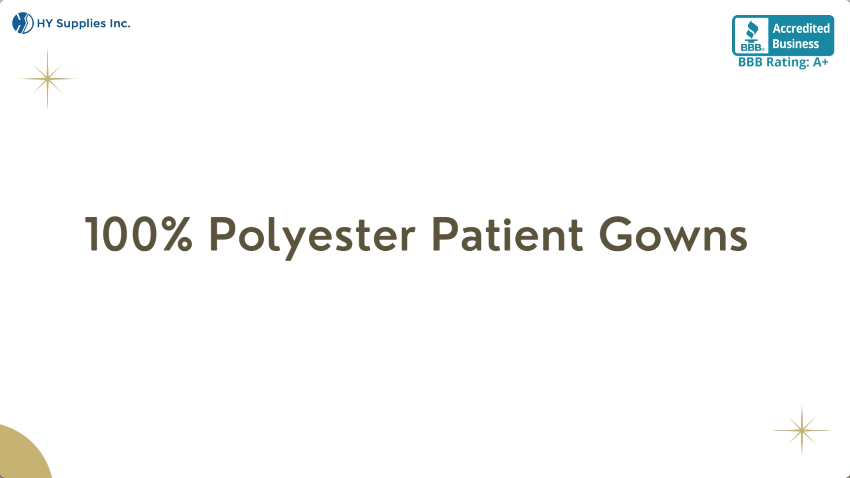 100% Polyester Patient Gowns 