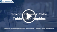 Saxony Damask Color Table Linen Napkins	