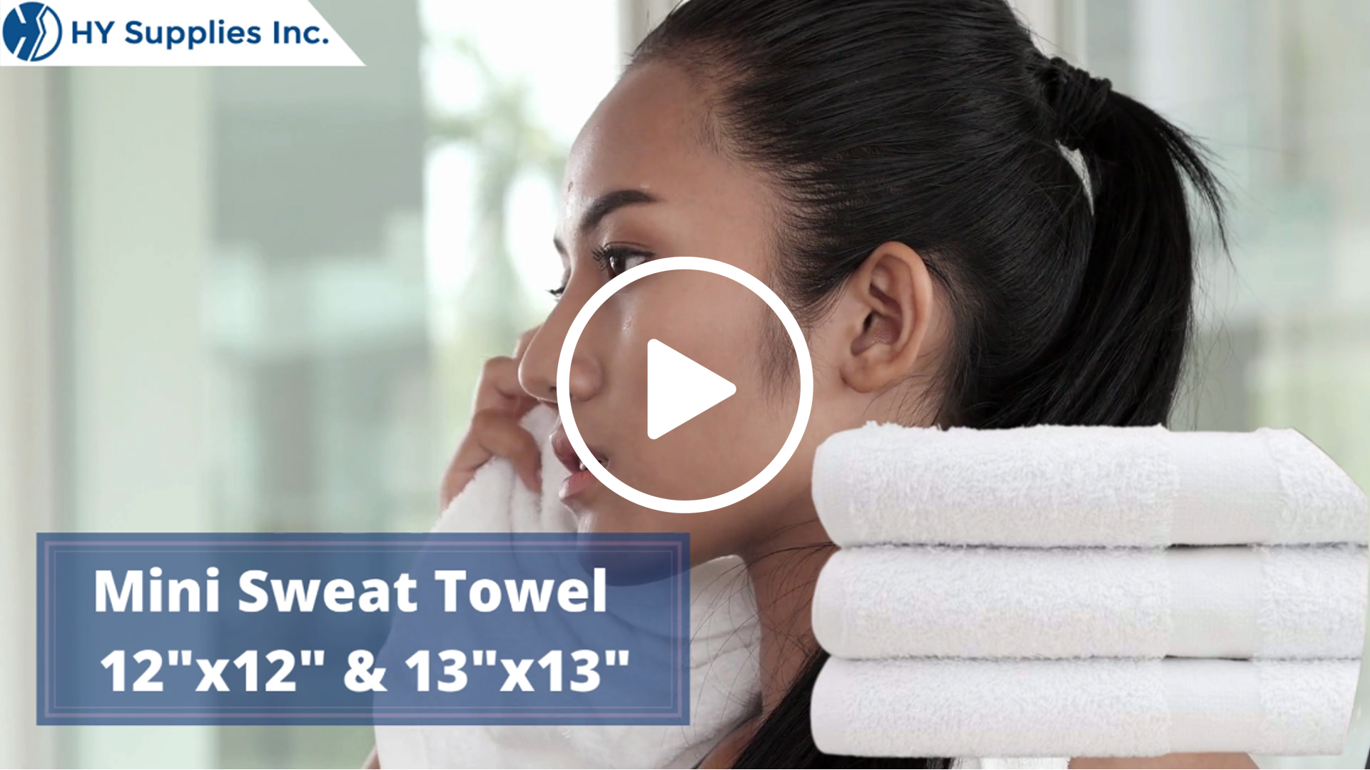 Mini Sweat Towel - 12"x12" & 13"x13"