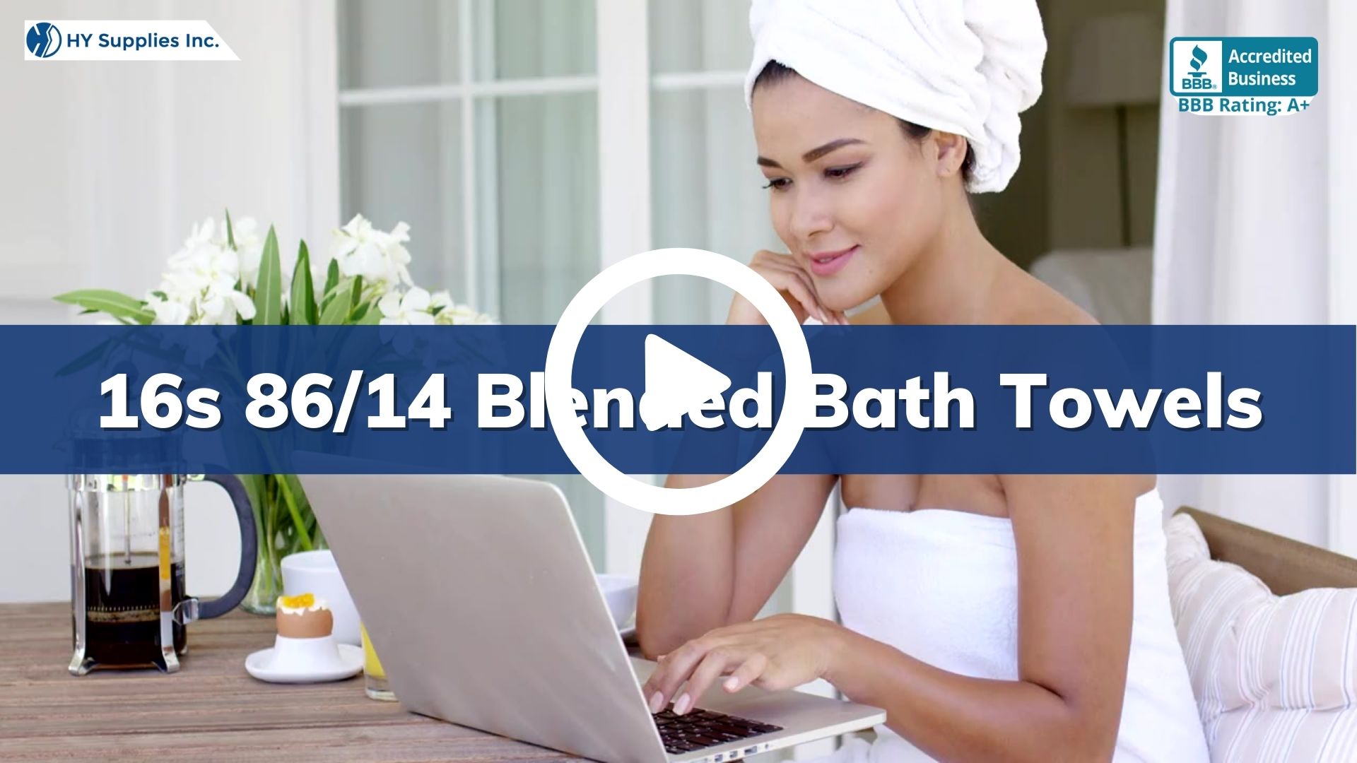16s 86/14 Blended Bath Towels