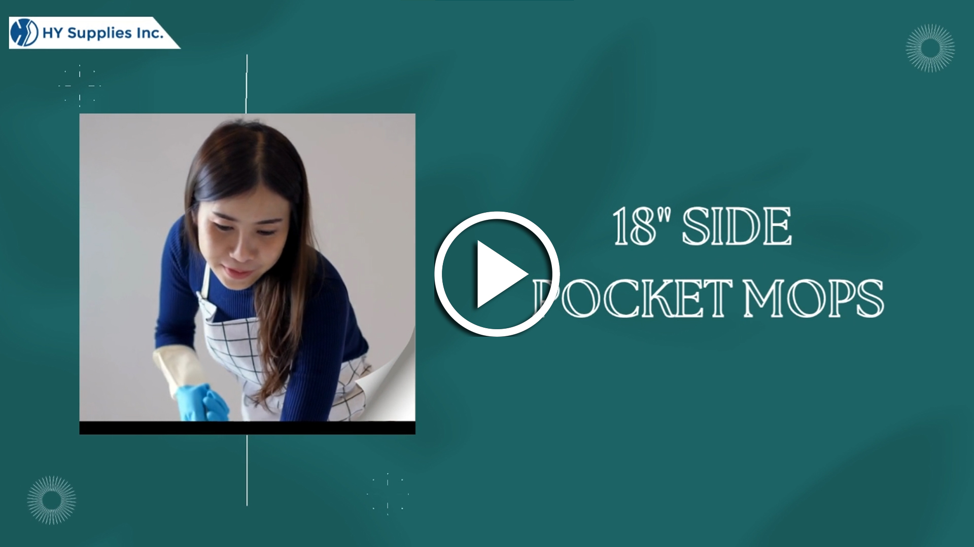 18"" Side Pocket Mops