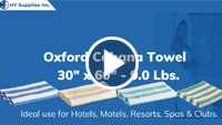 2 x 2 Cabana Pool Towel Cotton Yarn Vat Dyed - 30"x 60"- 9 Lbs 
