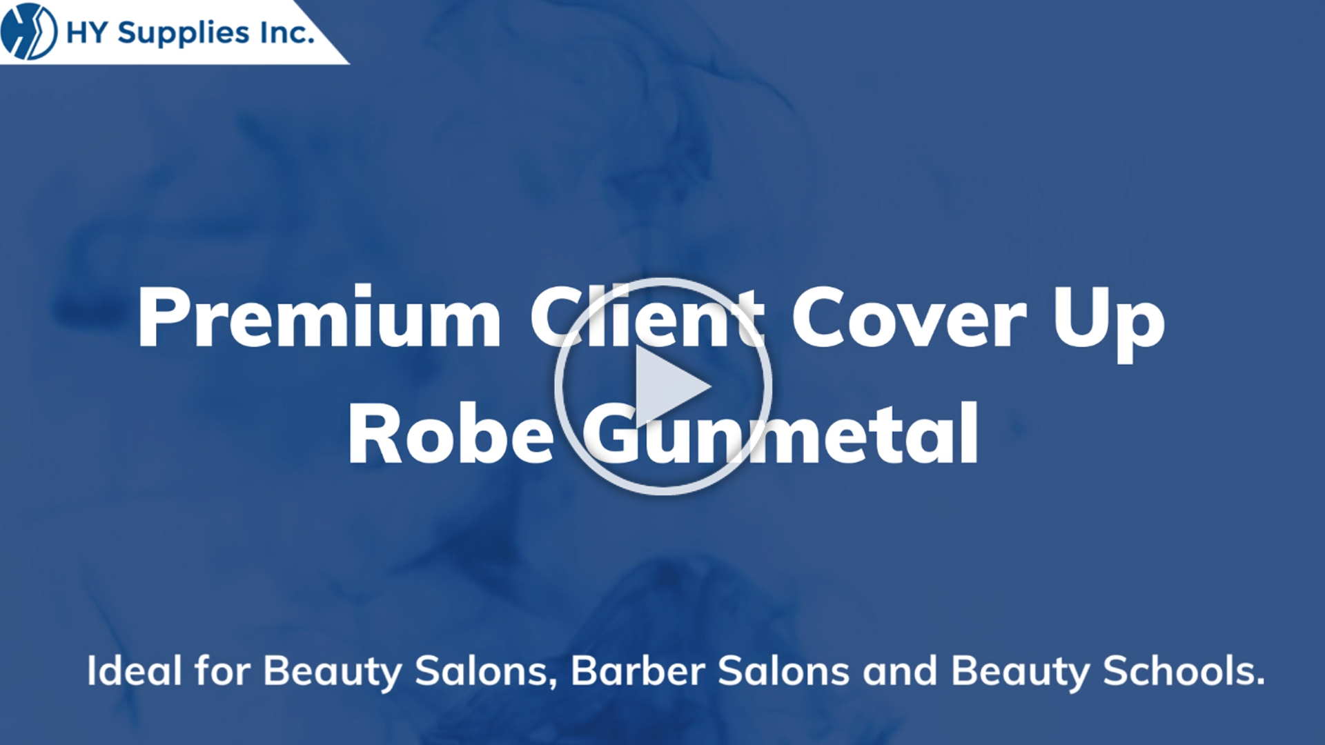 Premium Client Cover Up Robe - Gunmetal