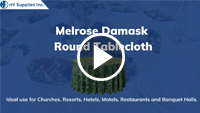 Melrose Damask Round Tablecloth