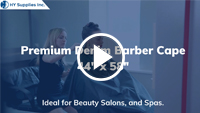 Premium Denim Barber Cape- 44 x 58