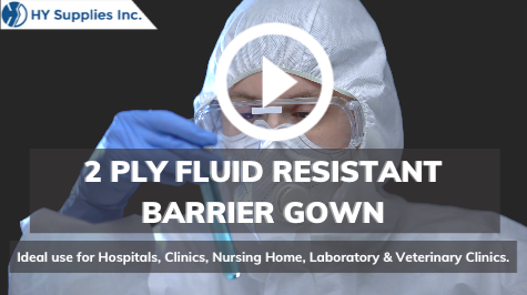 2 PLY FLUID RESISTANT BARRIER GOWN