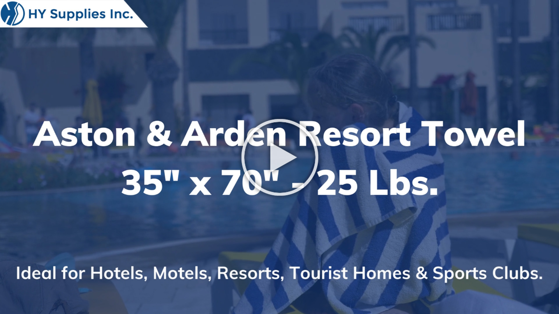 Aston & Arden Resort Towel - 35" x 70" - 25 Lbs.