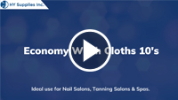 Economy Wash Cloths 10's