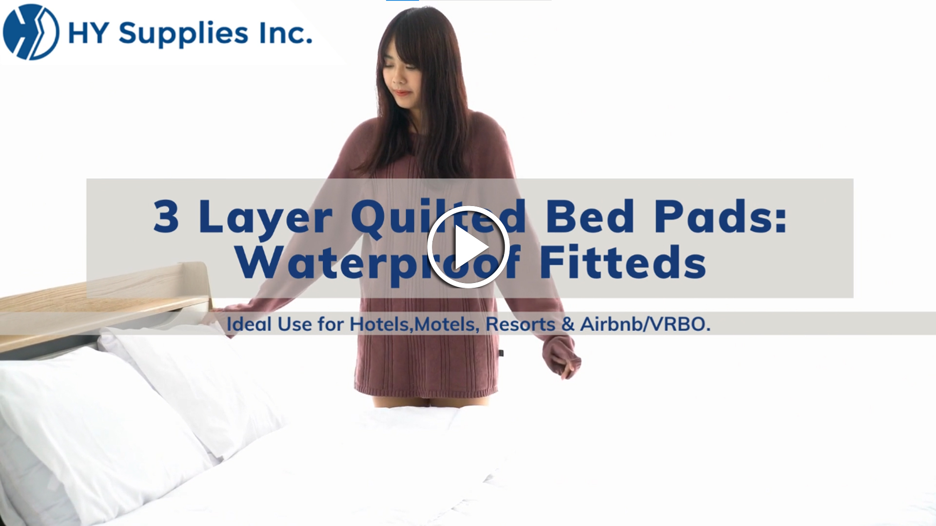3 Layer Quilted Bed Pads: Waterproof Fitteds