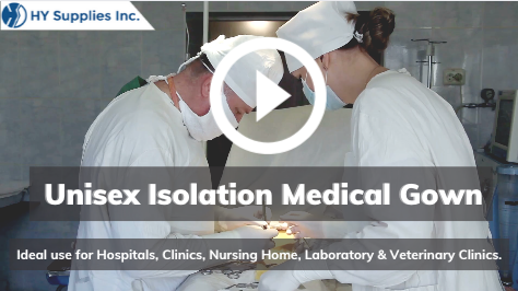Unisex Isolation Medical Gown