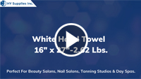 White Hand Towel - 16" x 27"-2.62 Lbs 