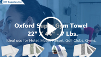 Oxford Super Gym Towels - 22" x 44" - 7 lbs.