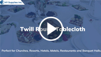 Twill Round Tablecloth