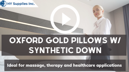 Oxford Gold Pillows W/ Synthetic Down