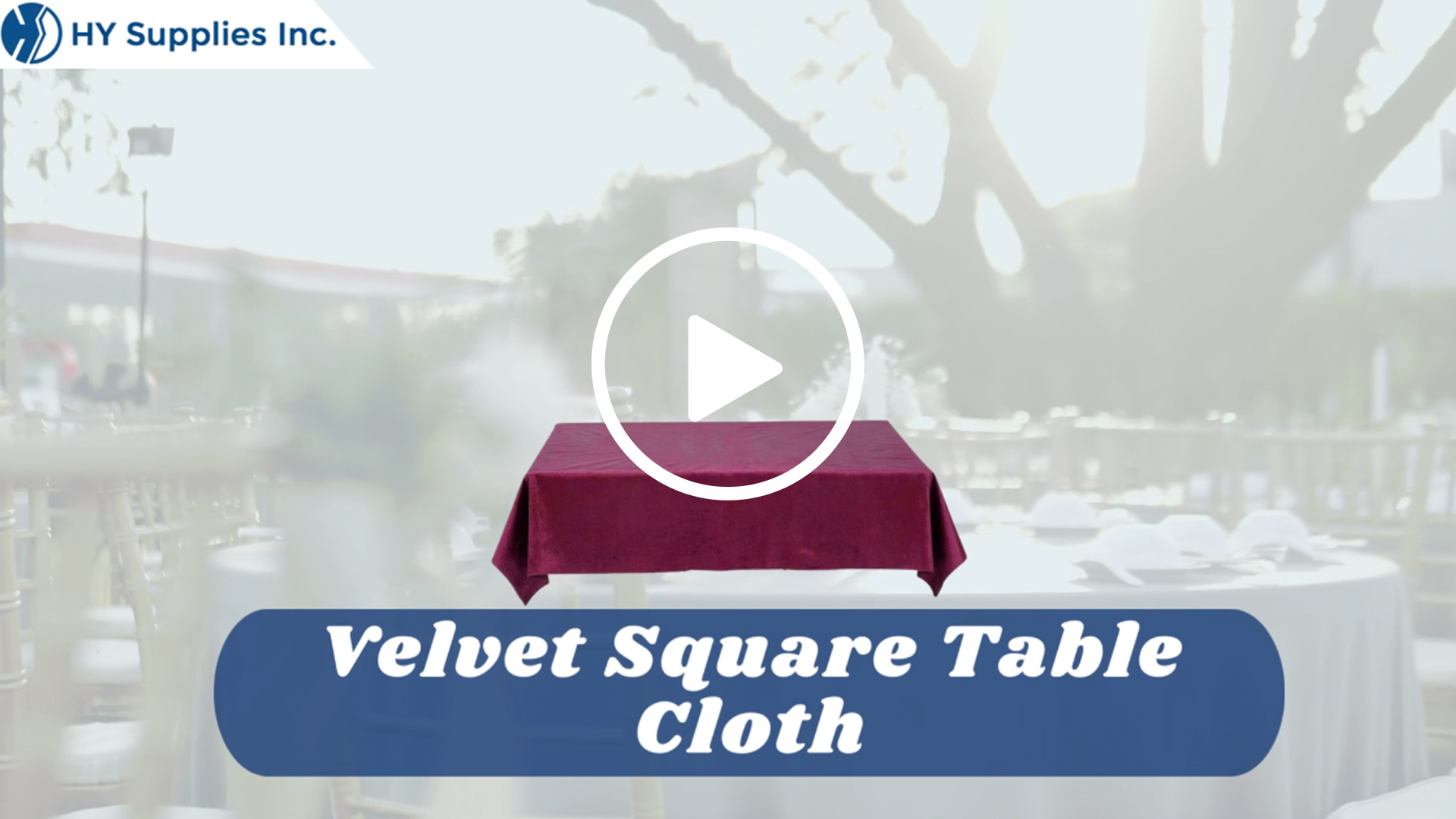 Velvet Square Table Cloth