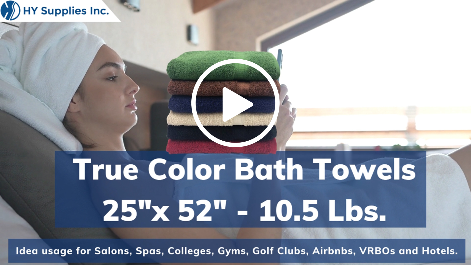 True Color Bath Towels - 25"x 52" - 10.5 Lbs. 