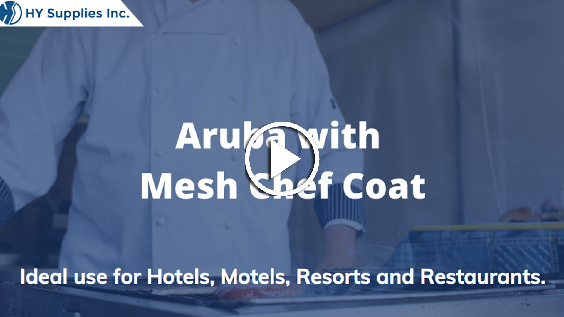 Aruba with Mesh Chef Coat	