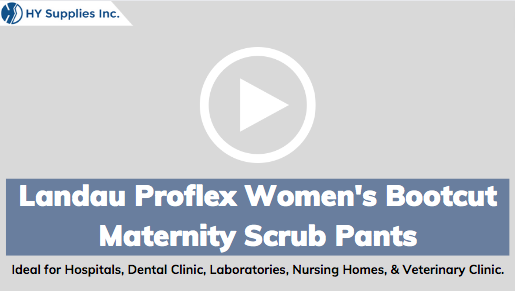 Landau Proflex Women's Bootcut Maternity Scrub Pants