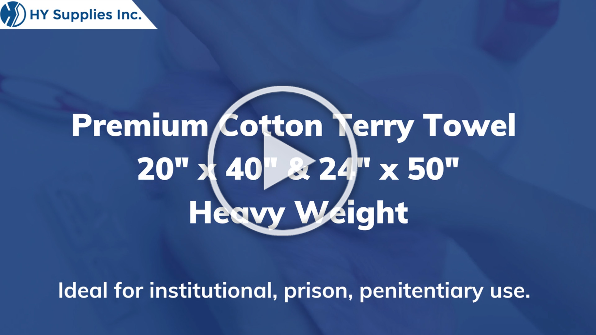 Premium Cotton Terry Towel 20" x 40" & 24" x 50"Heavy Weight	