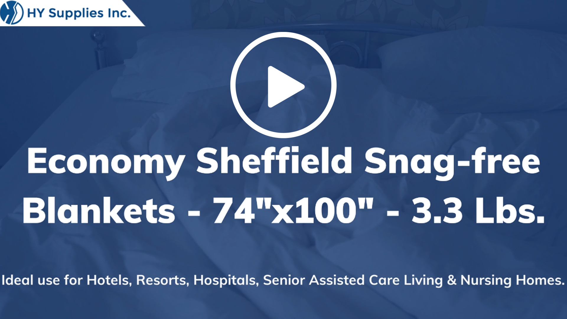 Economy Sheffield Snag-free Blankets - 74"x100" - 3.3 Lbs.