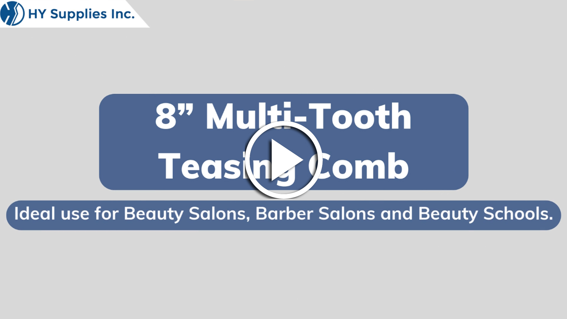 8” Multi-Tooth Teasing Comb