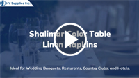 Shalimar Color Table Linen Napkins	