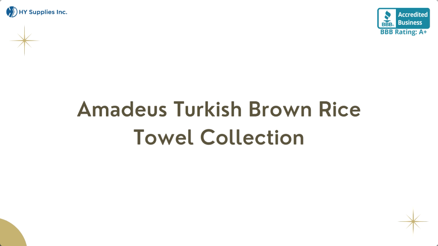 Amadeus Turkish Brown Rice Towel Collection