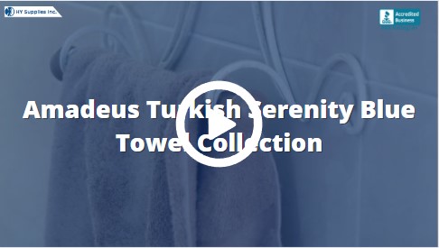 Amadeus Turkish Serenity Blue Towel Collection