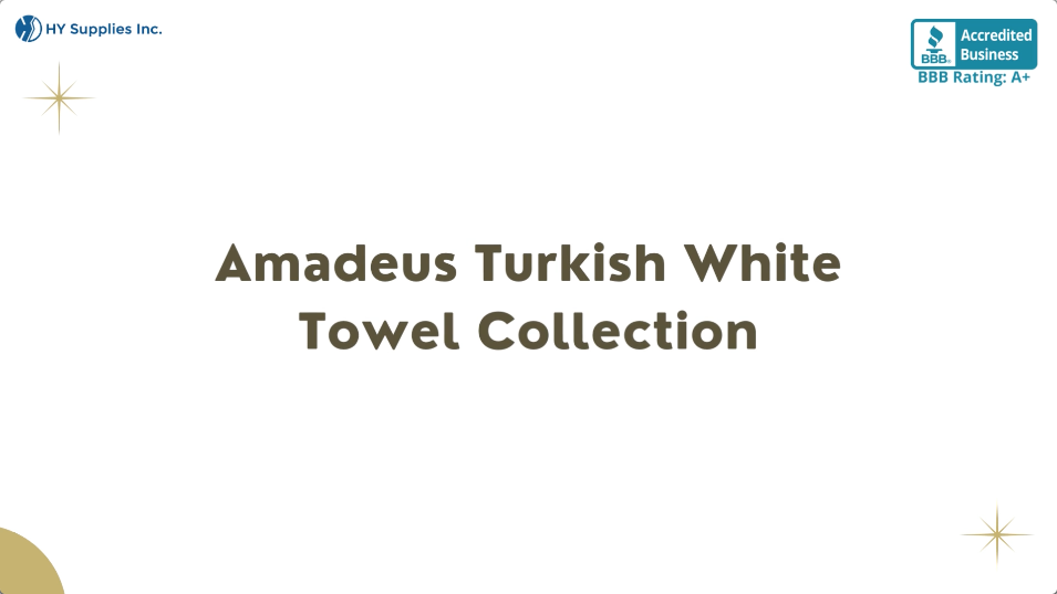 Amadeus Turkish White Towel Collection