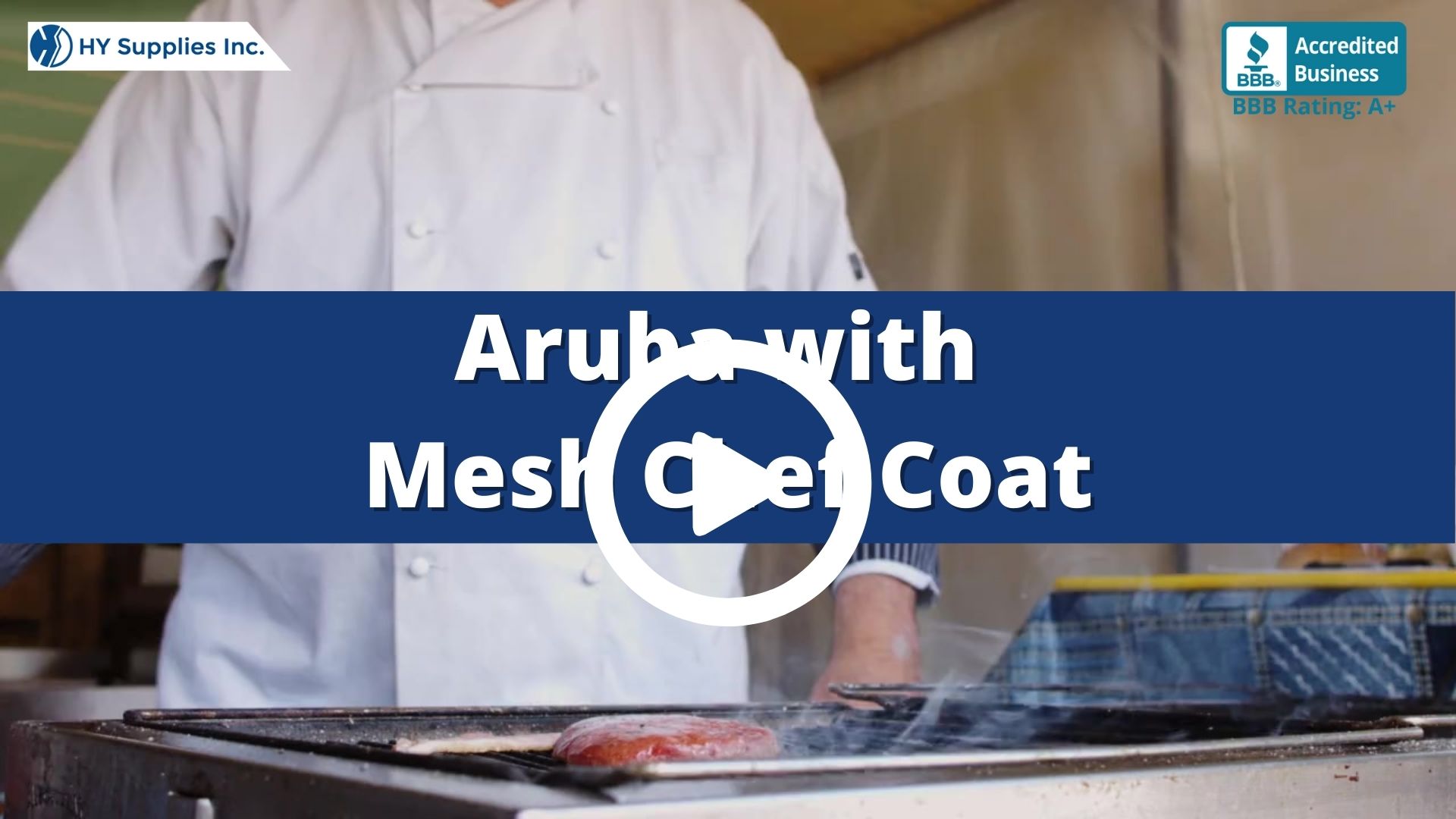 Aruba with Mesh Chef Coat