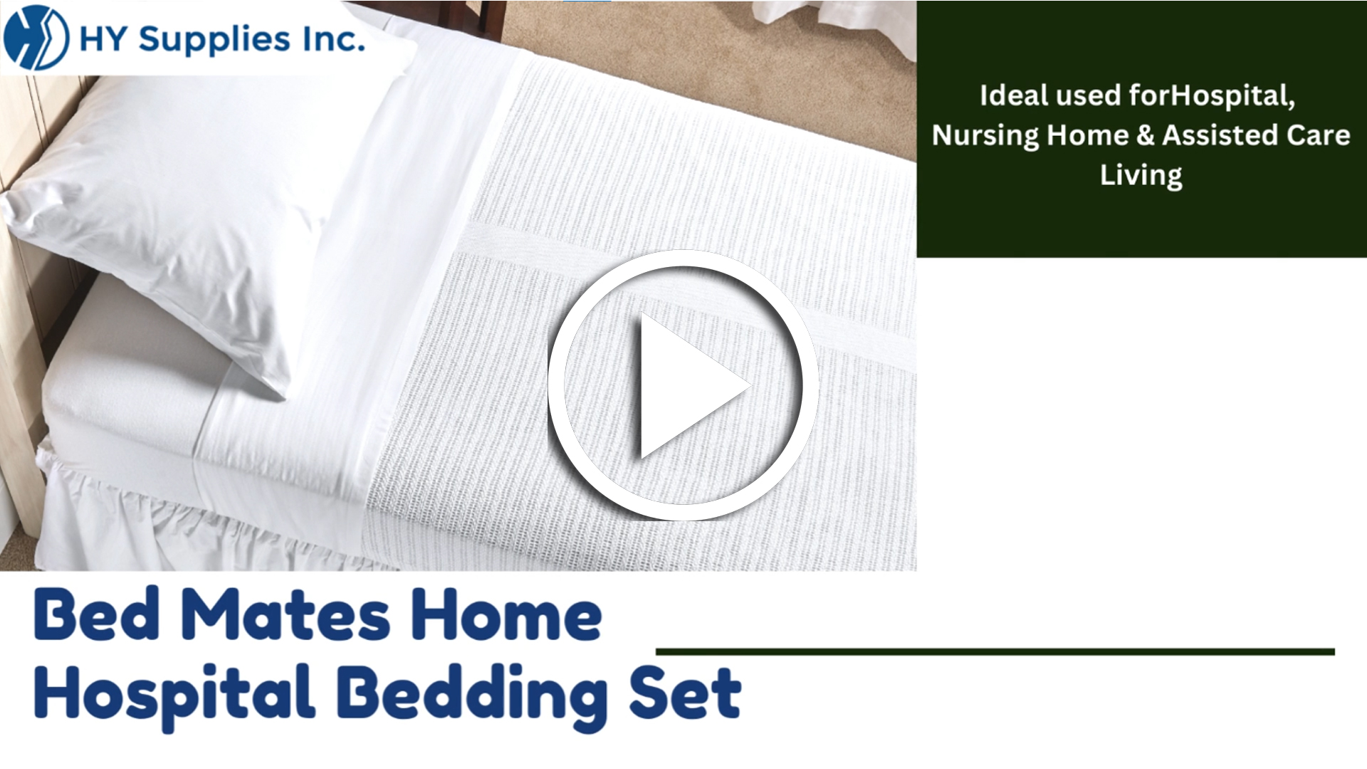 Bed Mates Home Hospital Bedding Set