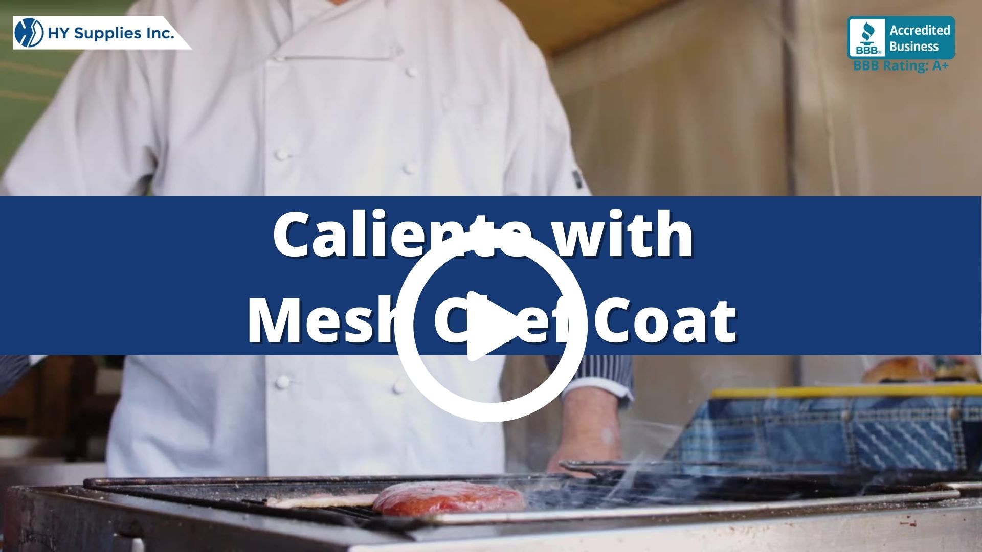 Caliente with Mesh Chef Coat