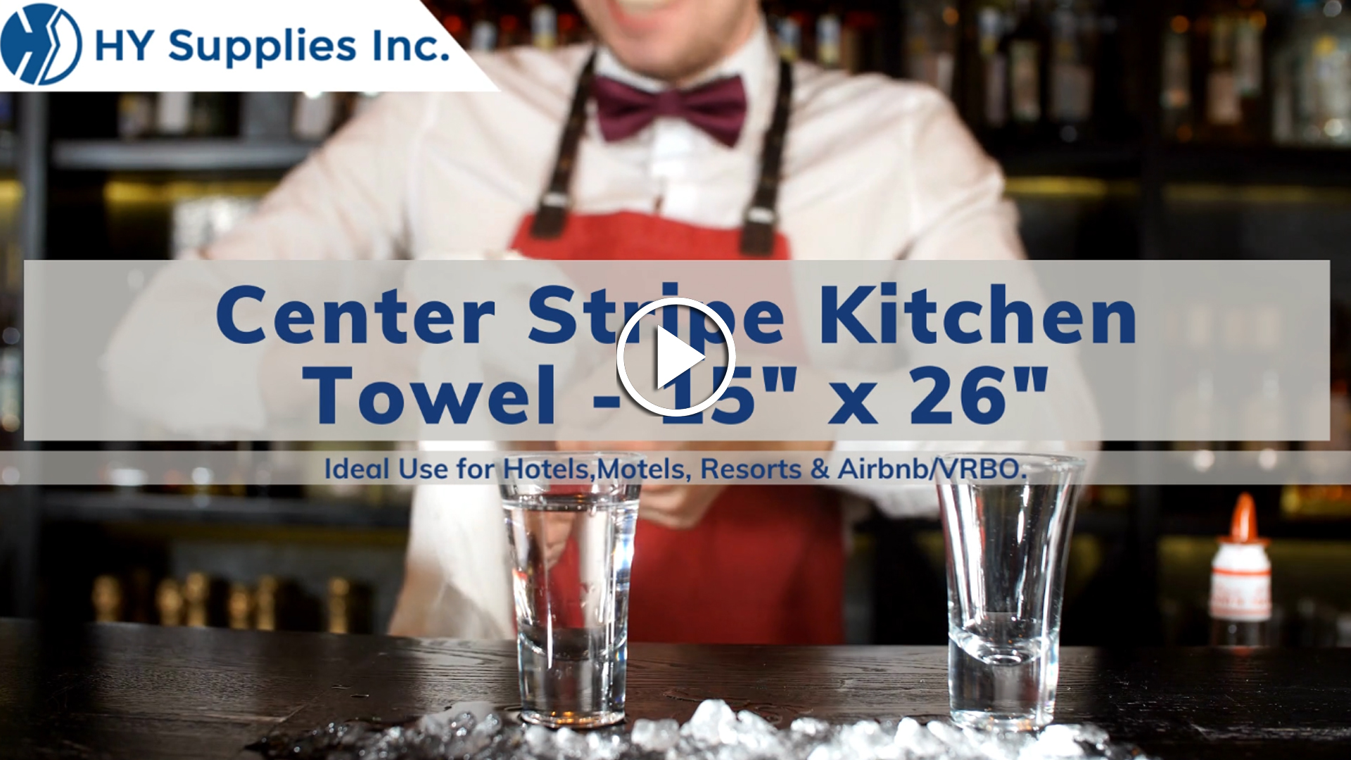 Center Stripe Kitchen Towel - 15" x 26"