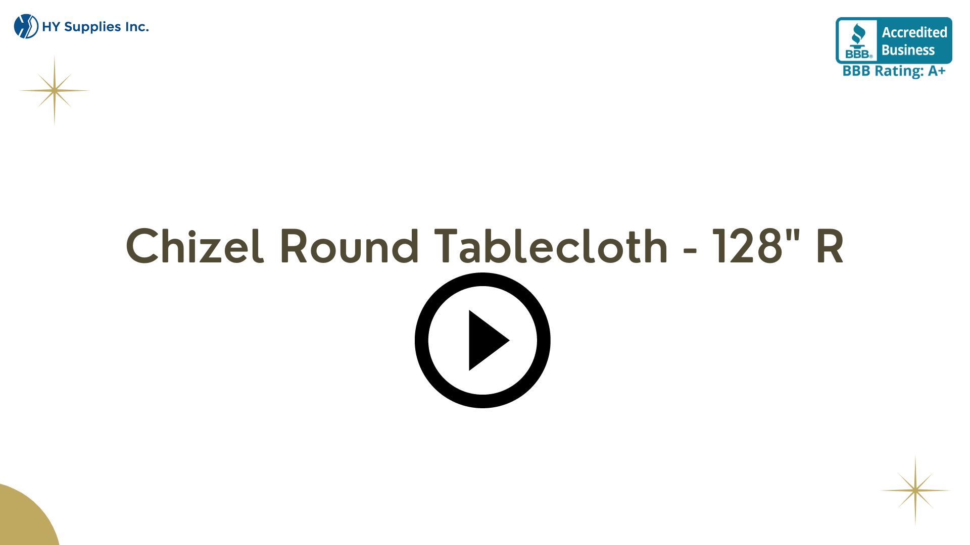 Chizel Round Tablecloth - 128"" R