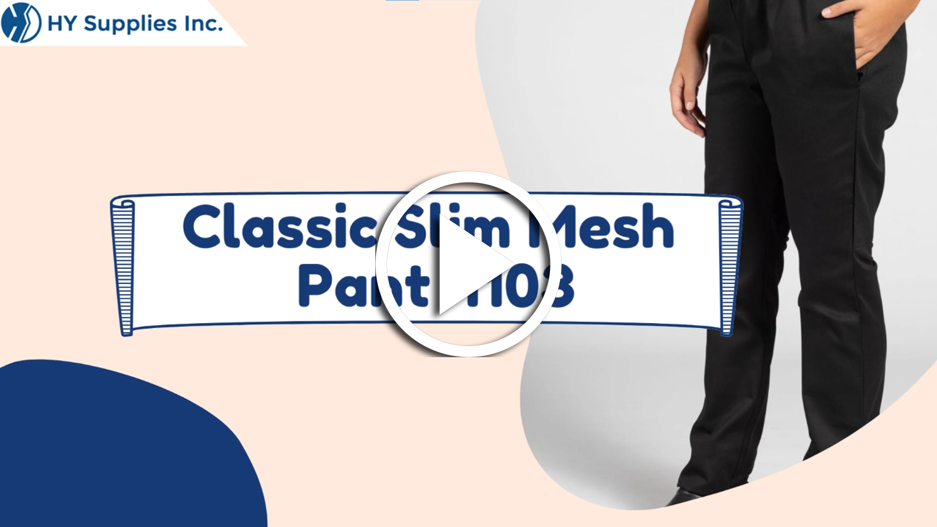 Classic Slim Mesh Pant 4103