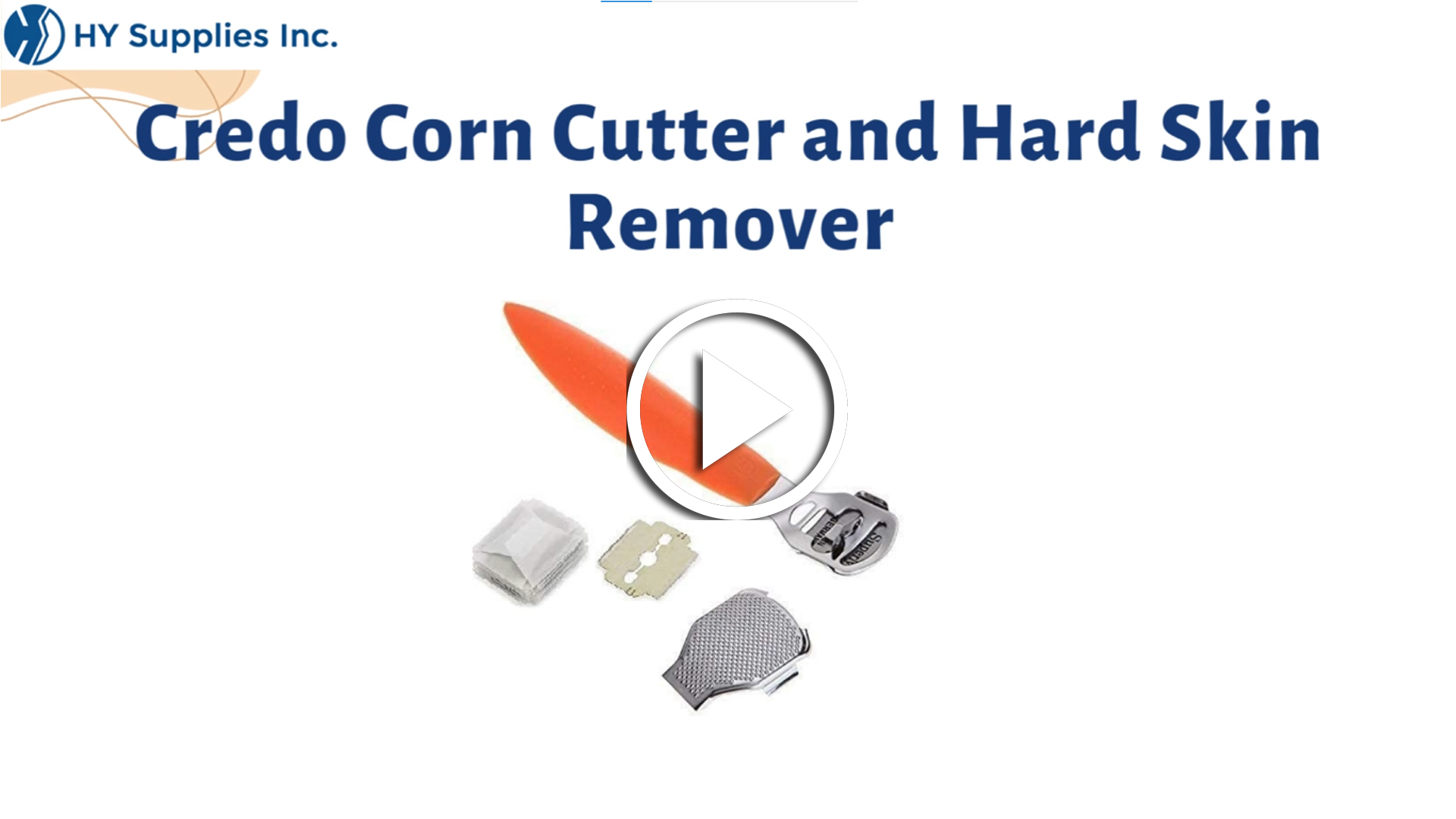 Credo Corn Cutter and Hard Skin Remover