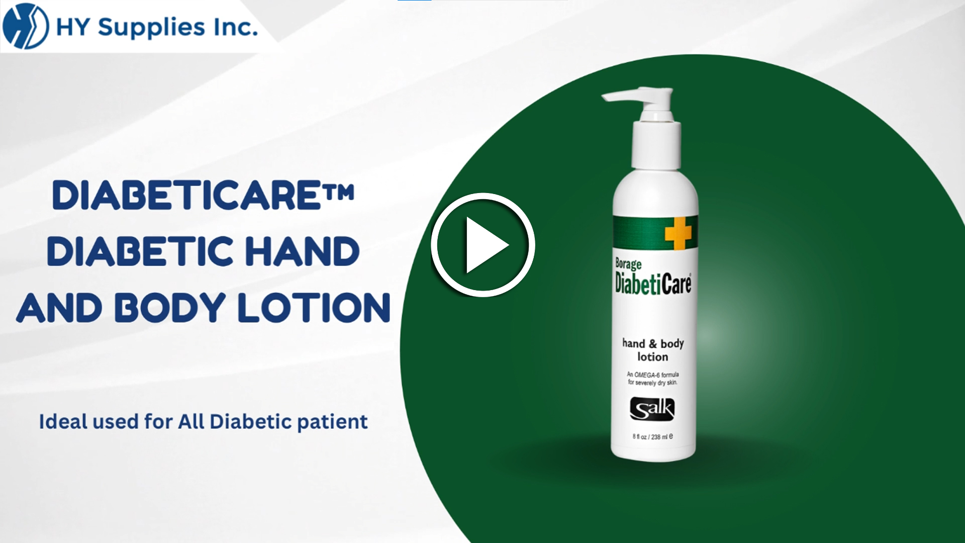 DiabetiCare™ Diabetic Hand and Body Lotion