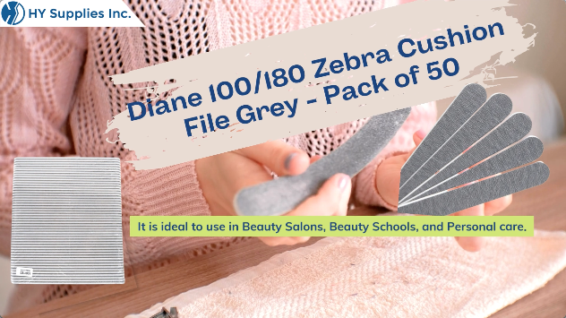 Diane 100/180 Zebra Cushion File Grey - Pack of 50