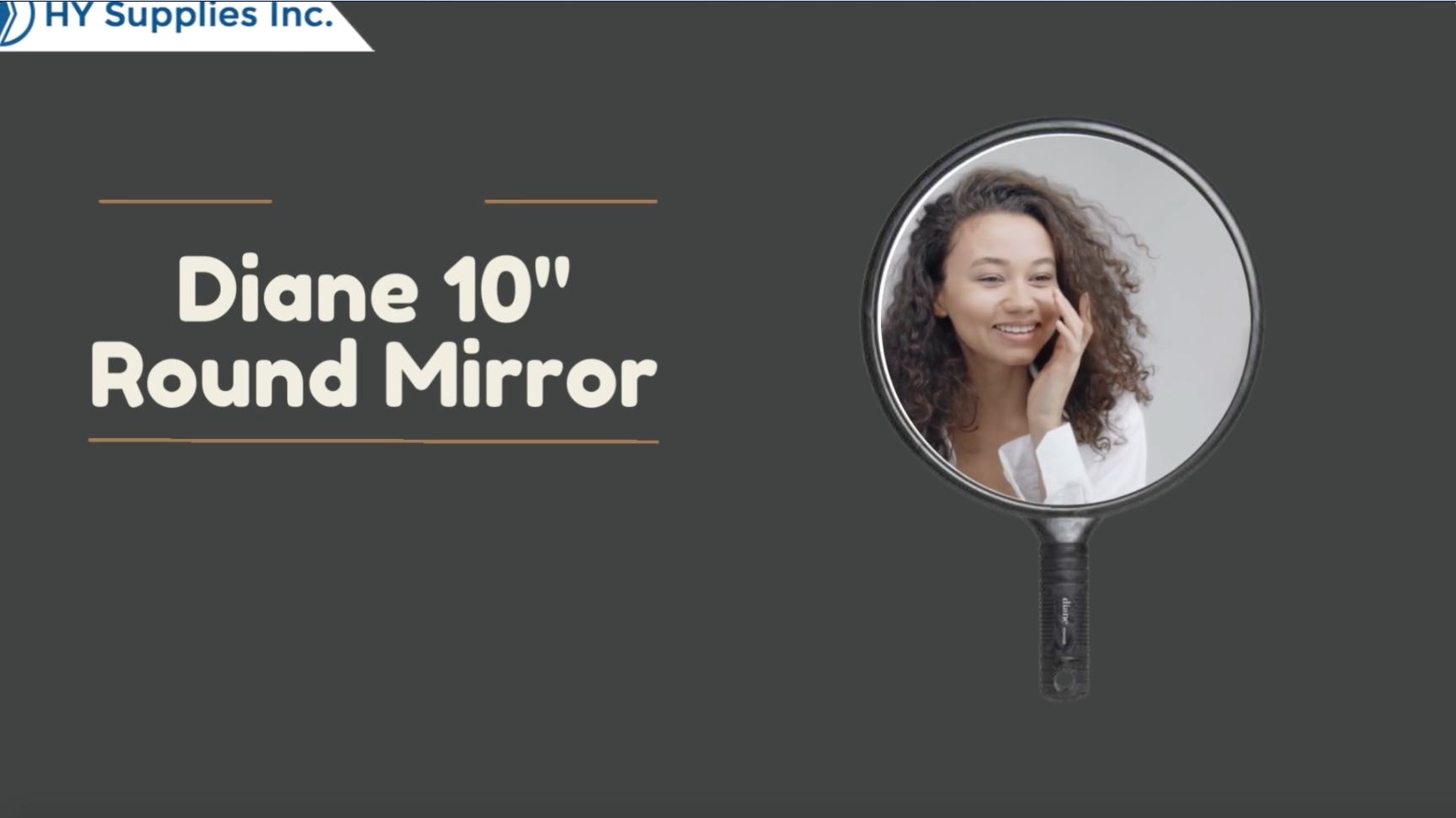 Diane 10" Round Mirror