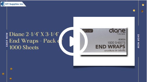 Diane 2-1/4" X 3-1/4" End Wraps - Pack of 1000 Sheets