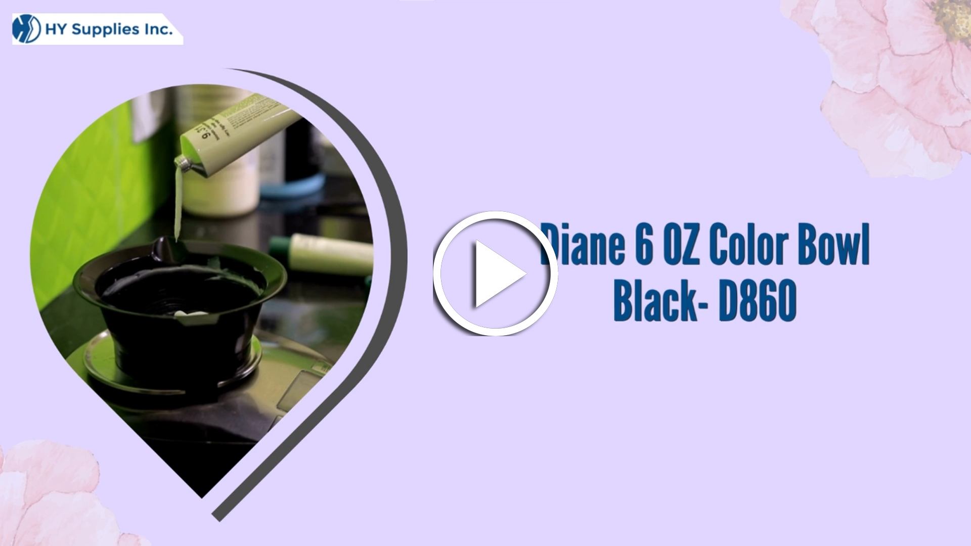 Diane 6 OZ Color Bowl Black- D860