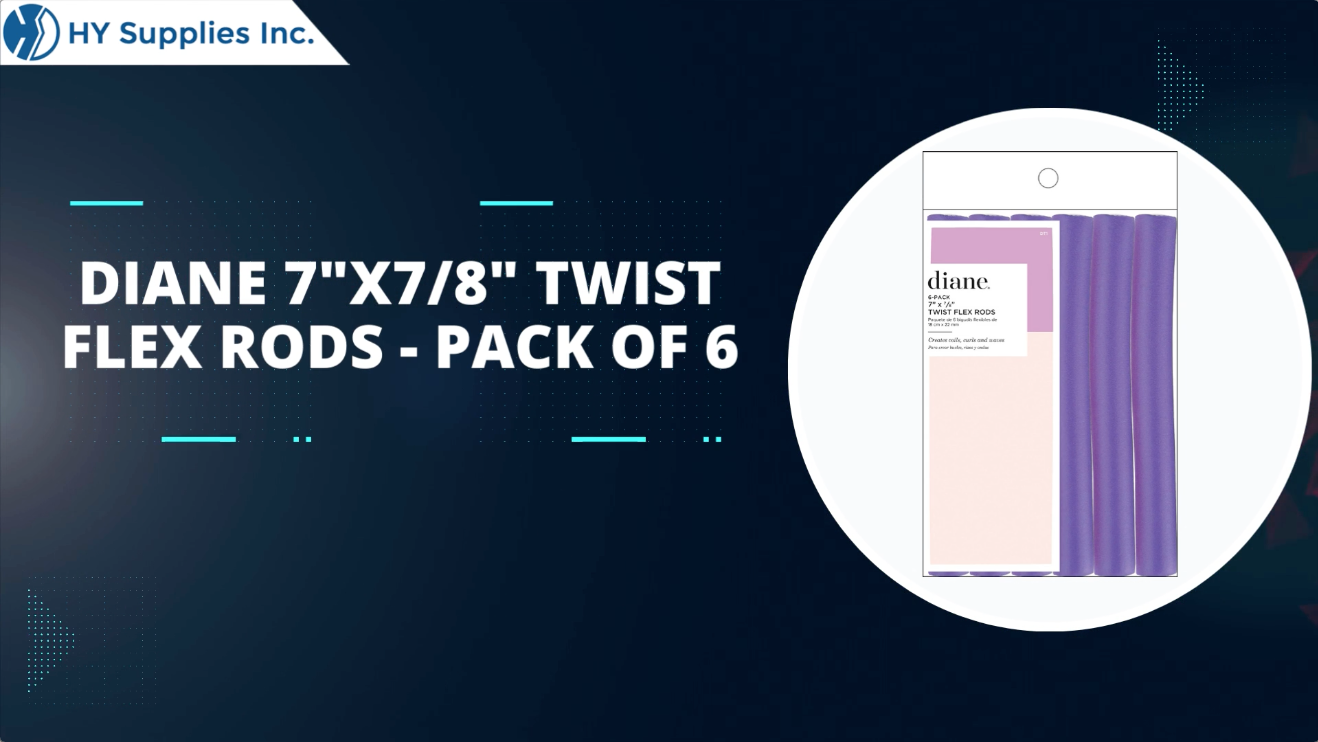 Diane 7" X7/8" Twist-Flex Rods - Pack of 6