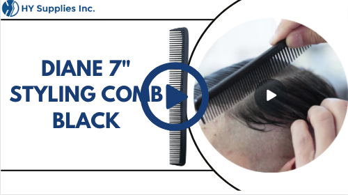 Diane 7" Styling Comb Black