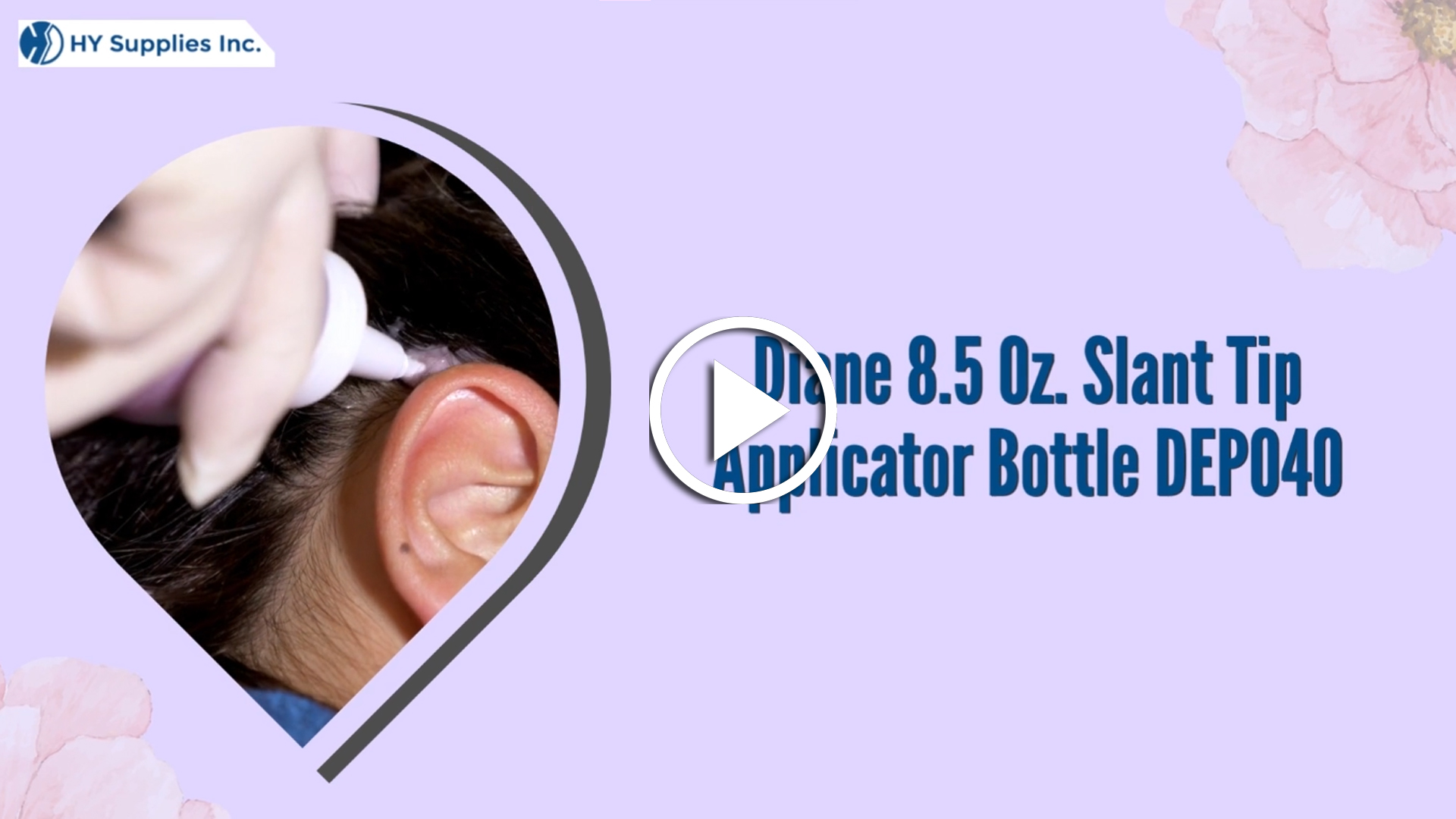 Diane 8.5 Oz. Slant Tip Applicator Bottle-DEP040