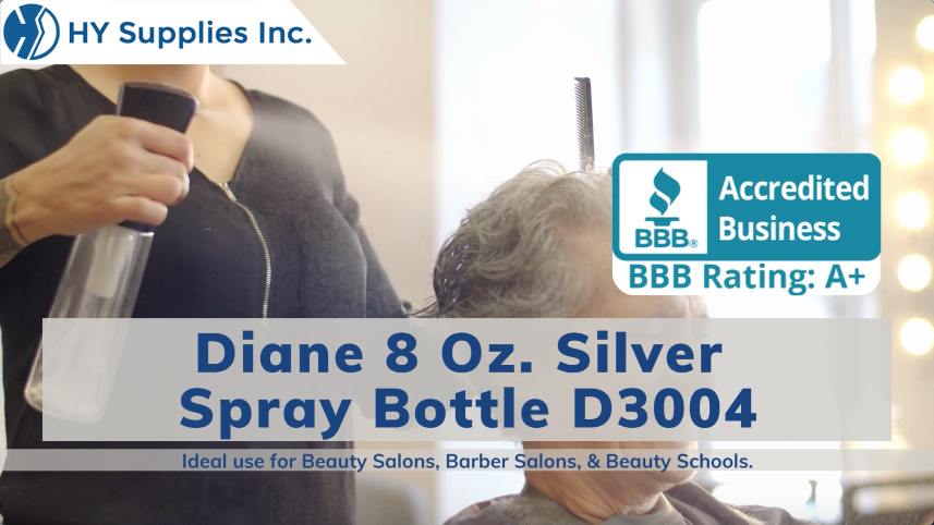 Diane 8 Oz. Silver Spray Bottle D3004