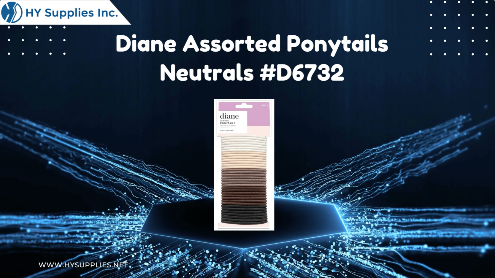Diane Assorted Ponytails Neutrals #D6732