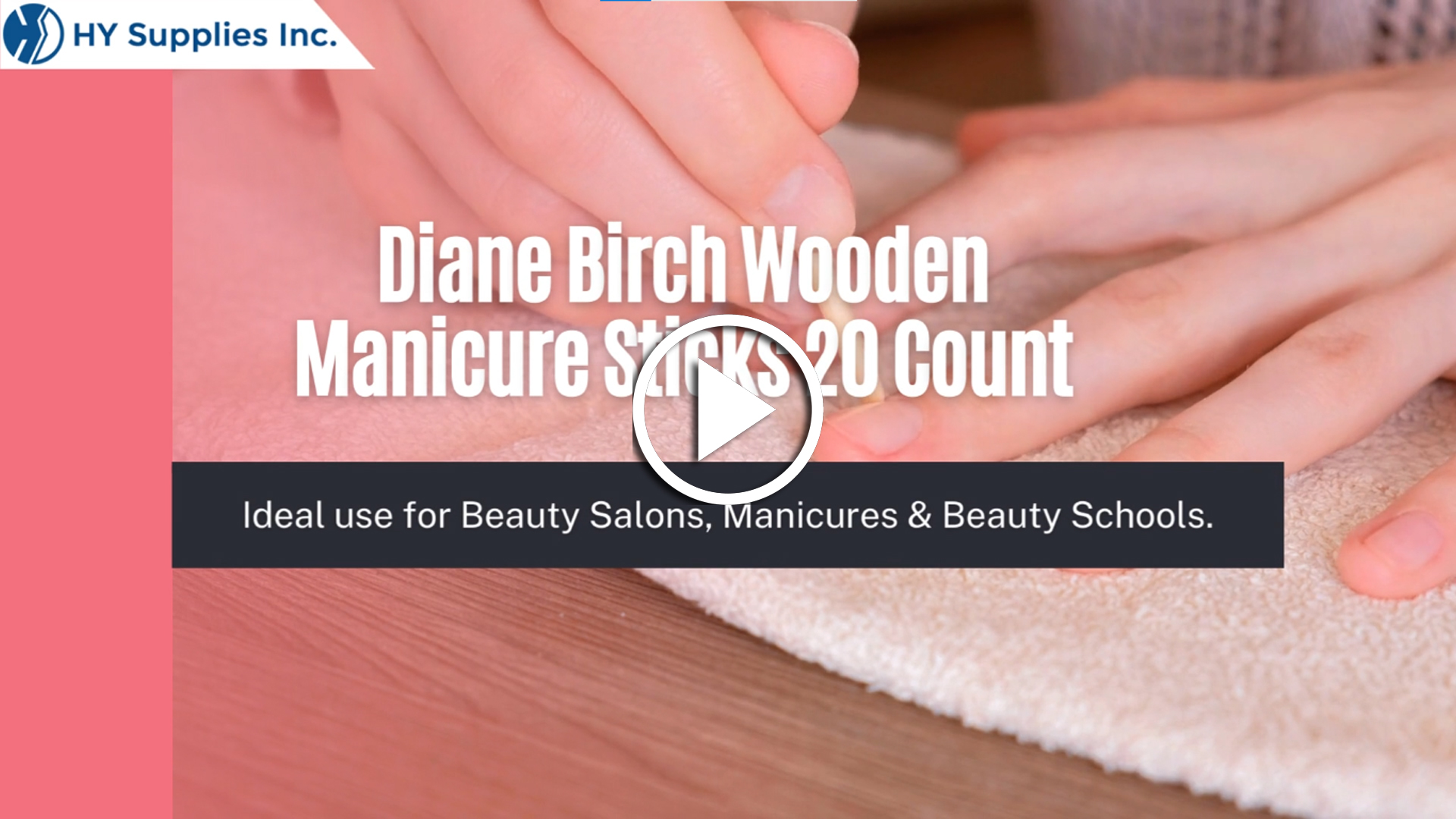 Diane Birch Wooden Manicure Sticks 20 Count