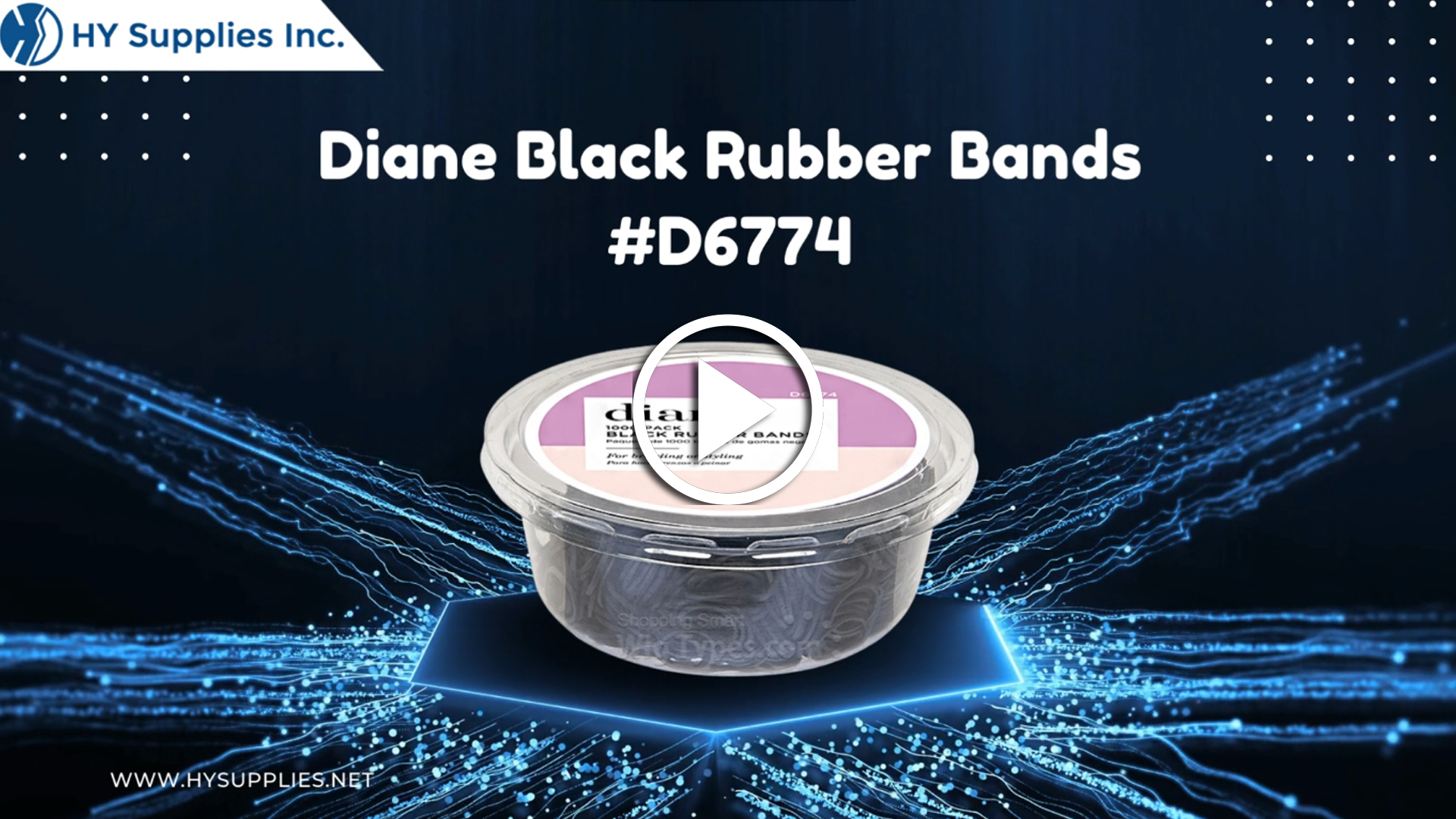 Diane Black Rubber Bands -D6774